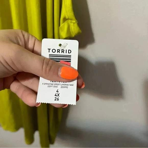 NWT Super Soft Scoop Neck Layering Tank 4X - Picture 7 of 7